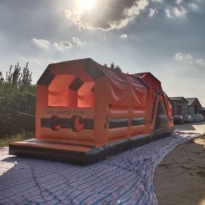 High Energy Assault Course And Slide