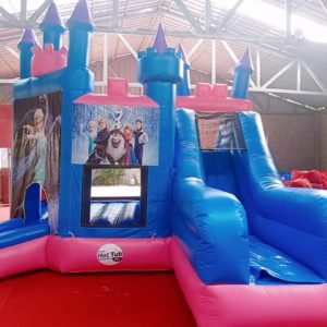 Frozen Bouncy Castle With Slide